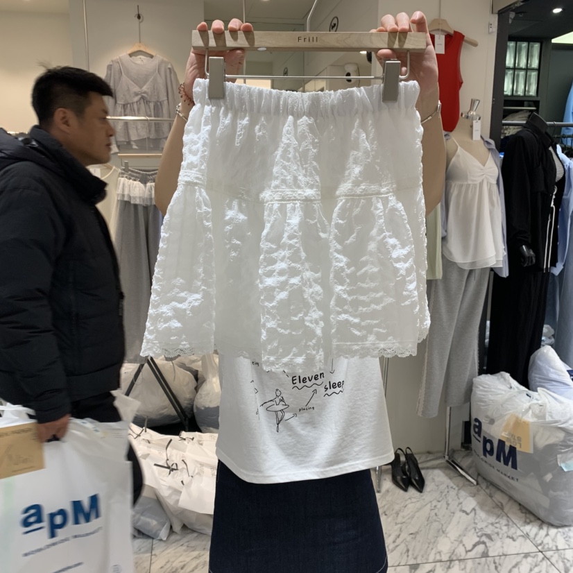 FRILL東大門實拍女裝新品熱賣25春夏人氣休閑真品推薦時尚短裙FRILL短裙