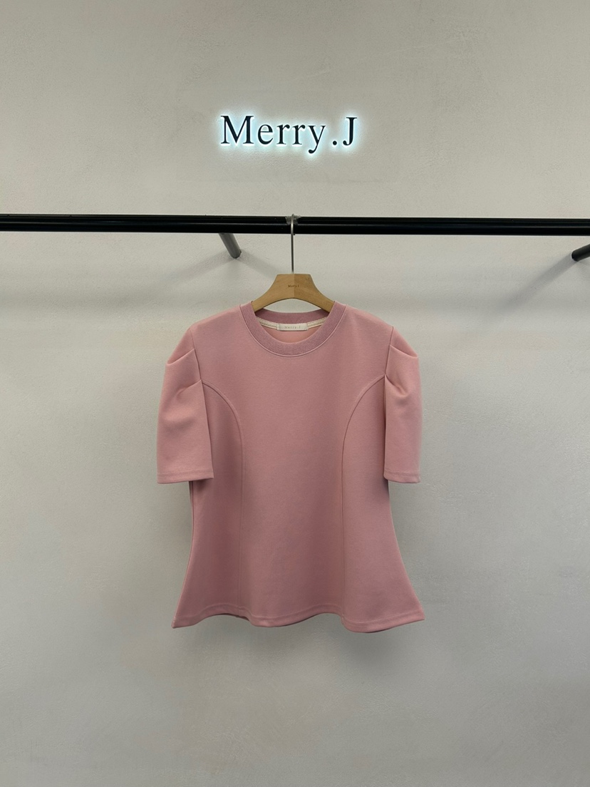 MERRY-J東大門實拍女士新品休閑25春夏推薦職業熱賣人氣T恤MERRY-JT恤