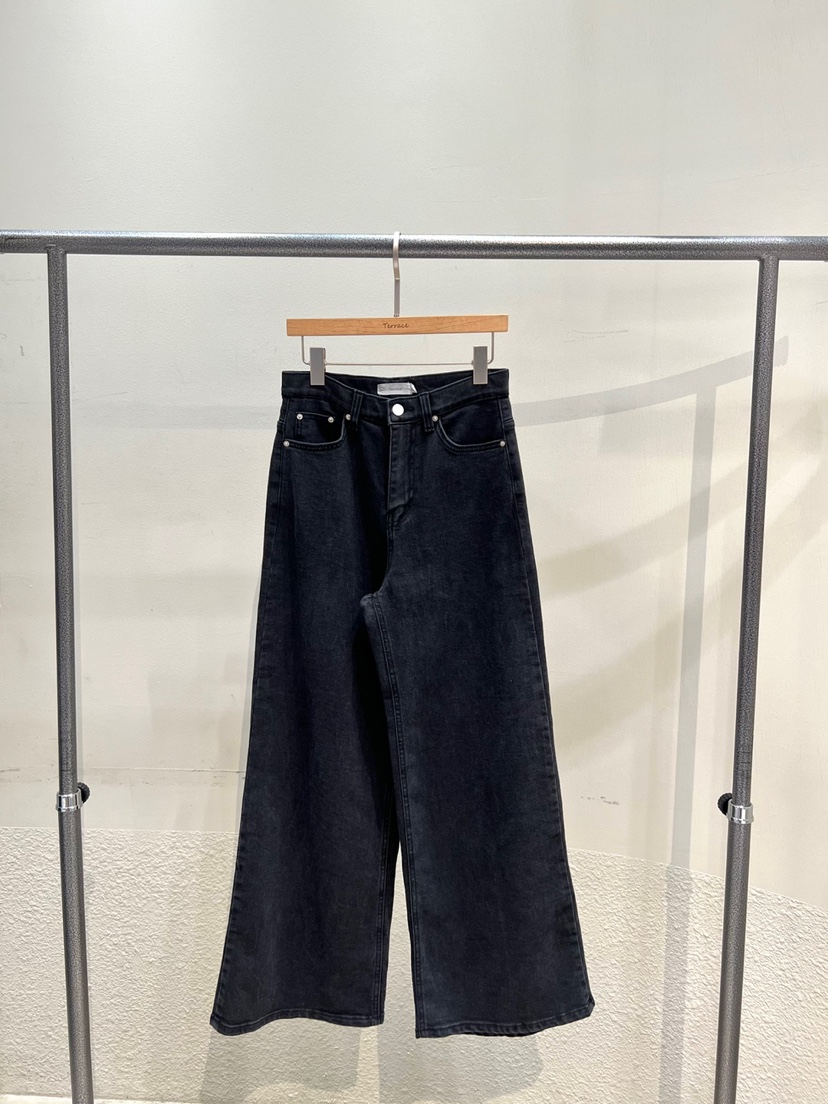 TERRACE東大門代購女裝新品休閑熱賣時尚推薦25春夏真品牛仔褲TERRACE牛仔褲圖色3