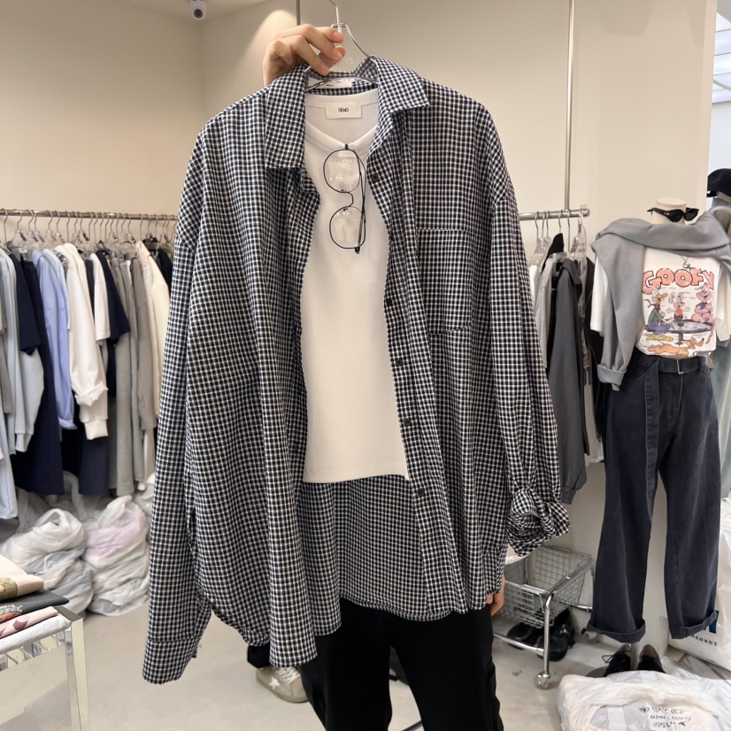 LEESEED-A韓國直郵㊣女裝新品25春夏熱賣推薦人氣襯衫蕾絲衫SEeD/LEESEED襯衫/蕾絲衫圖色1