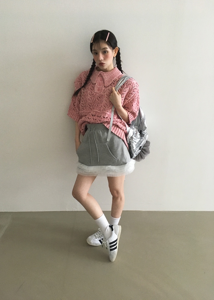 CLODE韓國直郵㊣東大門實拍女裝新品休閑25春夏人氣推薦短裙CLODE短裙