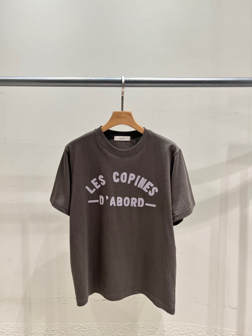 TERRACE韓國㊣直郵東大門代購女裝新品時尚人氣推薦25春夏T恤TERRACET恤圖色2