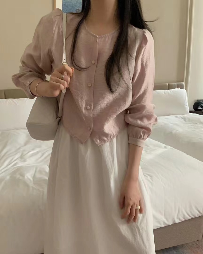 FREELOVE東大門代購女士新款職業人氣熱賣休閑時尚襯衫蕾絲衫FREELOVE襯衫/蕾絲衫圖色2