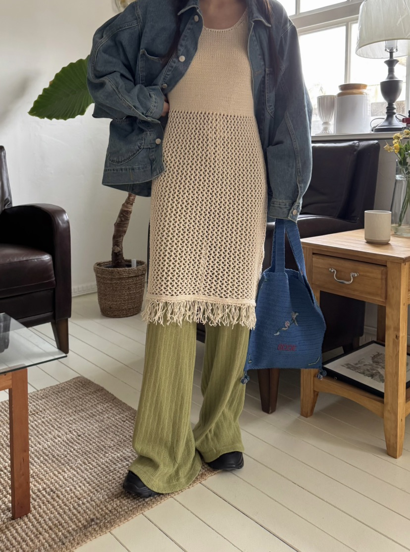 PEBBLE韓國直郵女裝新品25春夏真品人氣時尚休閑職業連衣裙PEBBLE/LAYER連衣裙