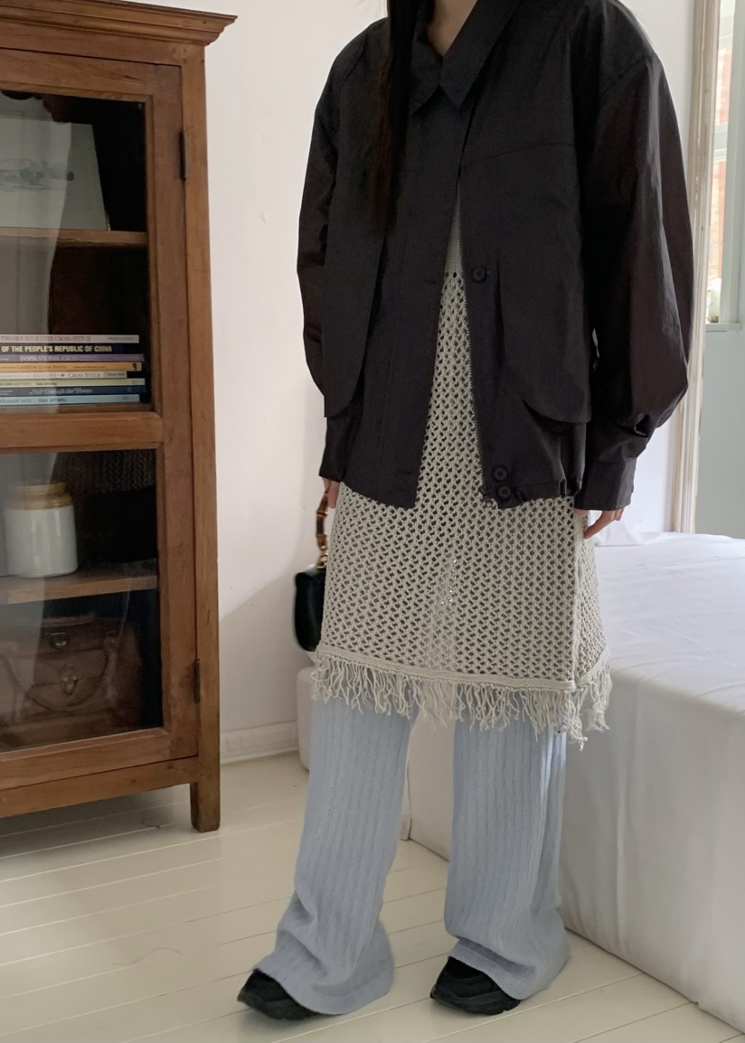 PEBBLE韓國直郵女裝新品25春夏真品人氣時尚休閑職業連衣裙PEBBLE/LAYER連衣裙