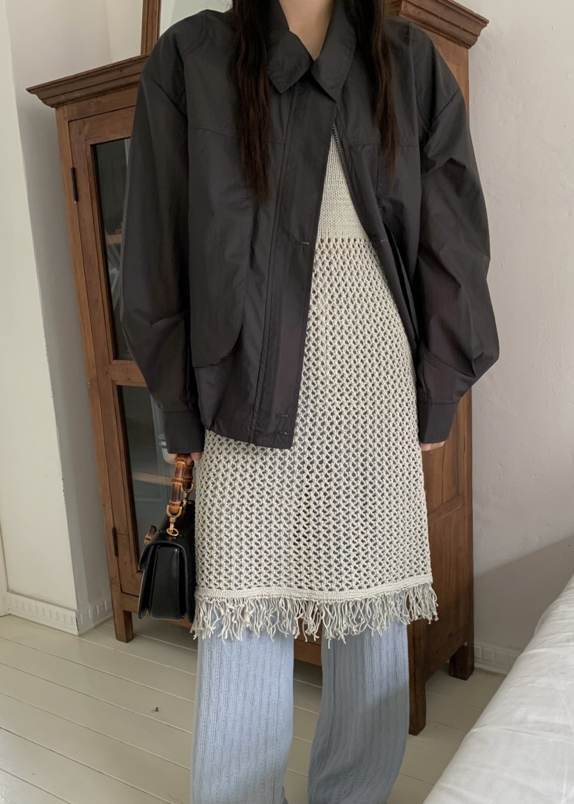 PEBBLE韓國直郵女裝新品25春夏真品人氣時尚休閑職業連衣裙PEBBLE/LAYER連衣裙