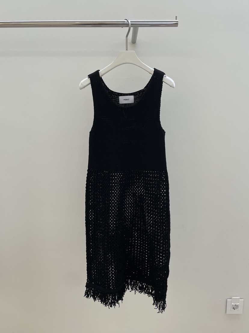PEBBLE韓國直郵女裝新品25春夏真品人氣時尚休閑職業連衣裙PEBBLE/LAYER連衣裙