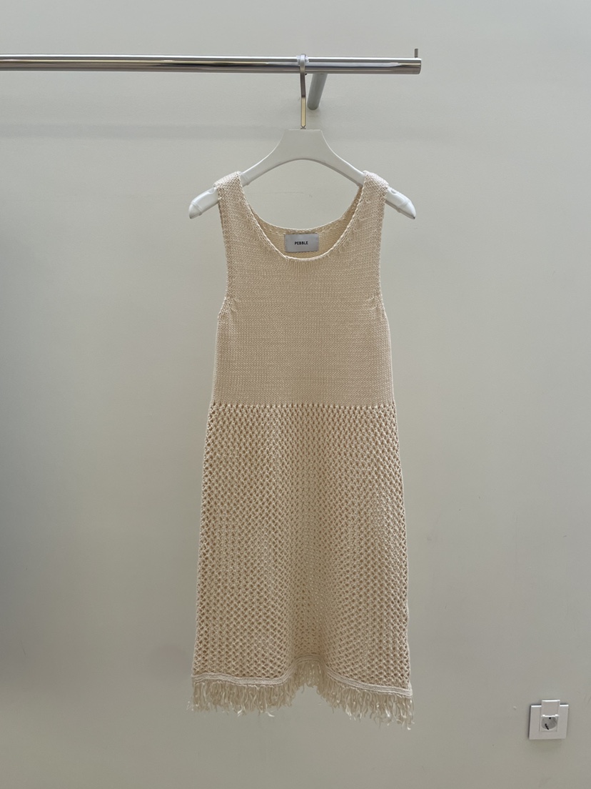 PEBBLE韓國直郵女裝新品25春夏真品人氣時尚休閑職業連衣裙PEBBLE/LAYER連衣裙圖色3