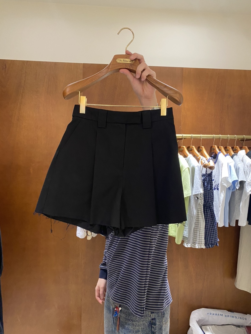 HEBON東大門實拍女士新品休閑25春夏人氣推薦真品職業時尚短褲HEBON短褲圖色2