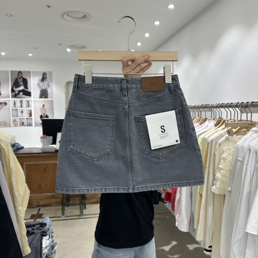 ACKER東大門實拍女裝新款職業休閑人氣25春夏真品時尚推薦短裙ACKER短裙