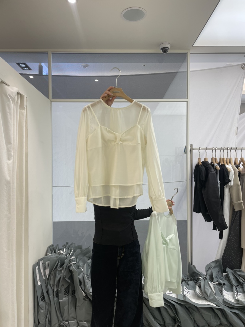 MER東大門代購女裝新款時尚職業休閑25春夏推薦熱賣套裝蝴蝶結MER/ANGELO BIANCO套裝圖色1