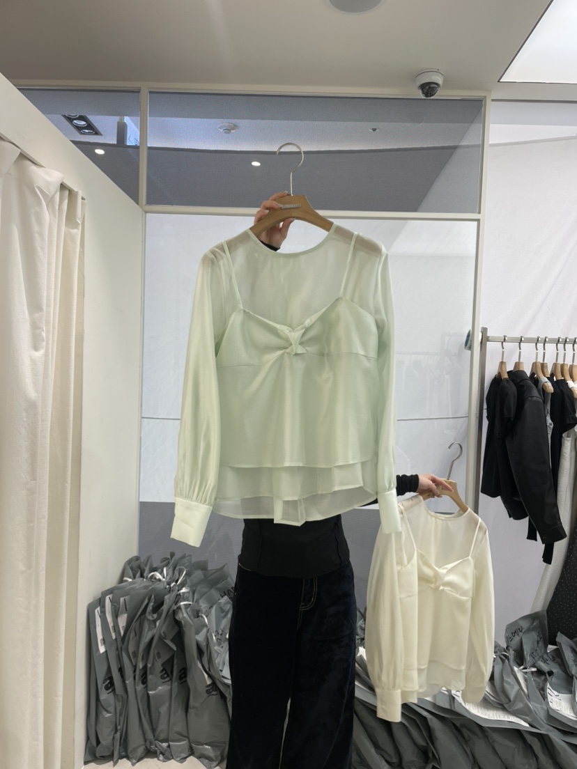 MER東大門代購女裝新款時尚職業休閑25春夏推薦熱賣套裝蝴蝶結MER/ANGELO BIANCO套裝圖色2