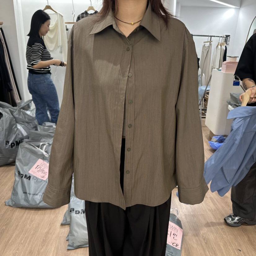 LEWIN韓國代購女裝新品熱賣推薦職業休閑人氣時尚襯衫蕾絲衫LEWIN襯衫/蕾絲衫圖色1