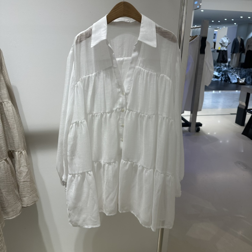 ART IS OVER東大門實拍女士新品25春夏職業休閑襯衫蕾絲衫ART IS OVER襯衫/蕾絲衫