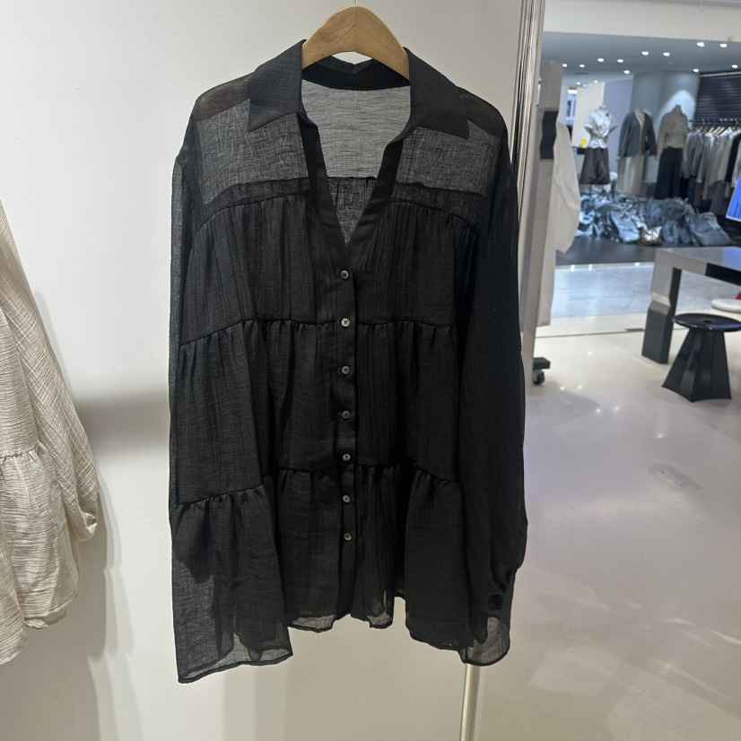 ART IS OVER東大門實拍女士新品25春夏職業休閑襯衫蕾絲衫ART IS OVER襯衫/蕾絲衫圖色3