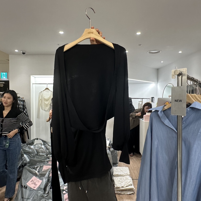 LEWIN韓國代購女士新品真品職業人氣熱賣時尚25春夏休閑針織衫LEWIN針織衫圖色3