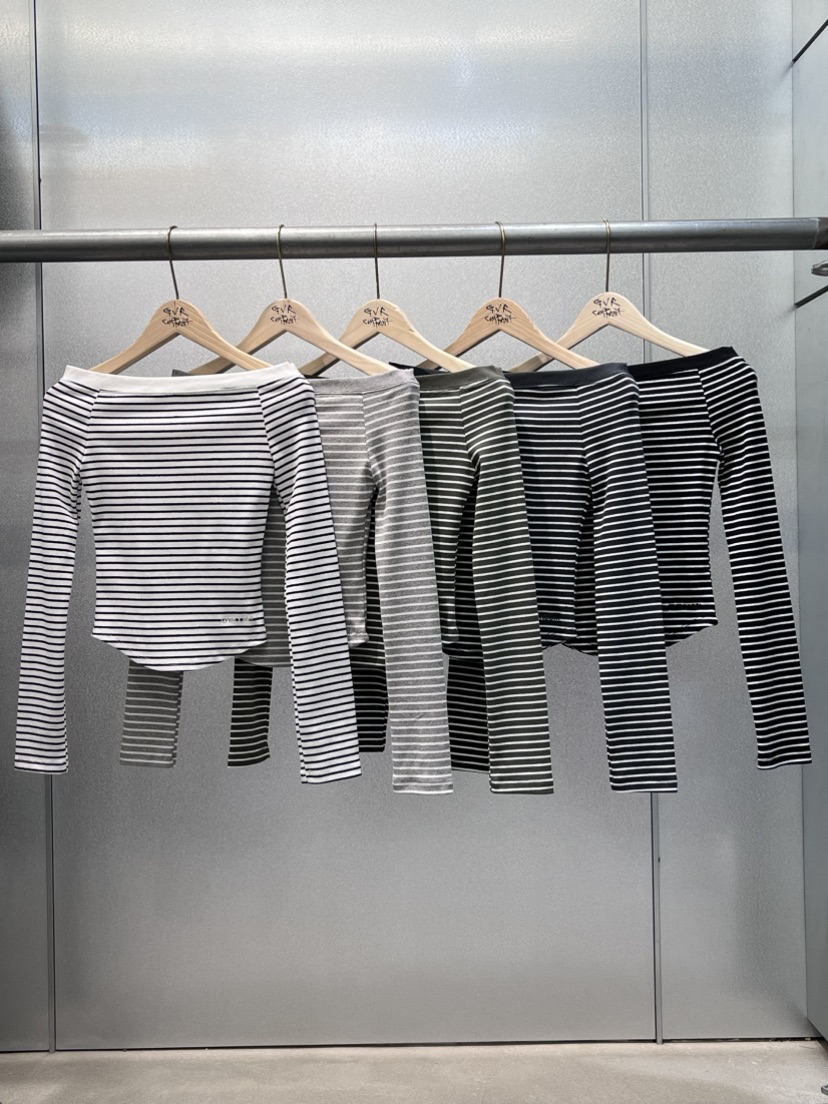 VARY COON韓國直郵女裝新品推薦真品熱賣時尚25春夏長袖T恤GVR-VARY COON長袖T恤