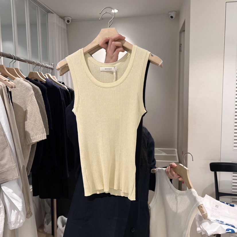MONIQUE東大門實拍女裝新品推薦時尚真品熱賣休閑25春夏吊帶背心MONIQUE吊帶/背心圖色2