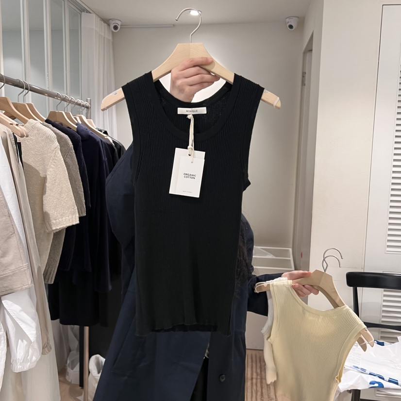MONIQUE東大門實拍女裝新品推薦時尚真品熱賣休閑25春夏吊帶背心MONIQUE吊帶/背心圖色3