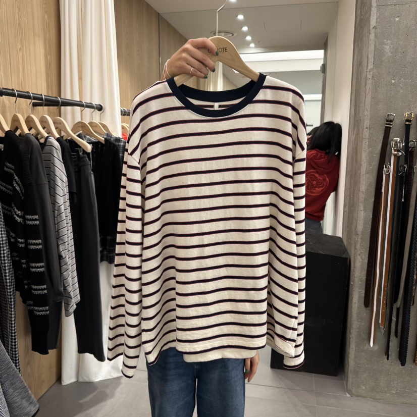 STAYFELT/OF NOTE東大門實拍女士新品人氣時尚真品長袖T恤OF NOTE/STAYFELT長袖T恤
