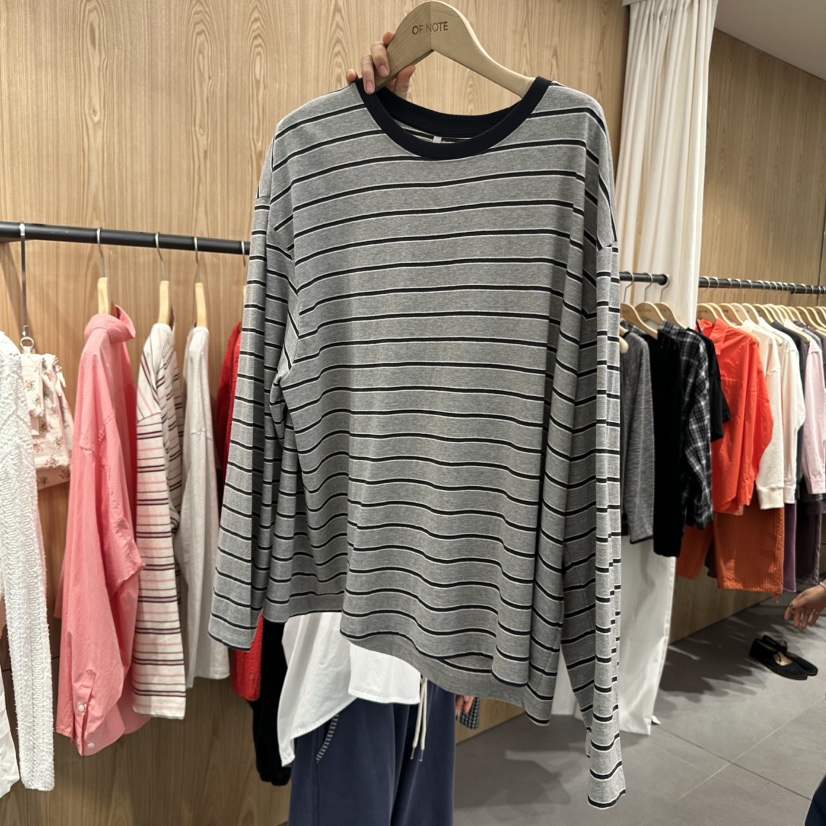 STAYFELT/OF NOTE東大門實拍女士新品人氣時尚真品長袖T恤OF NOTE/STAYFELT長袖T恤圖色2