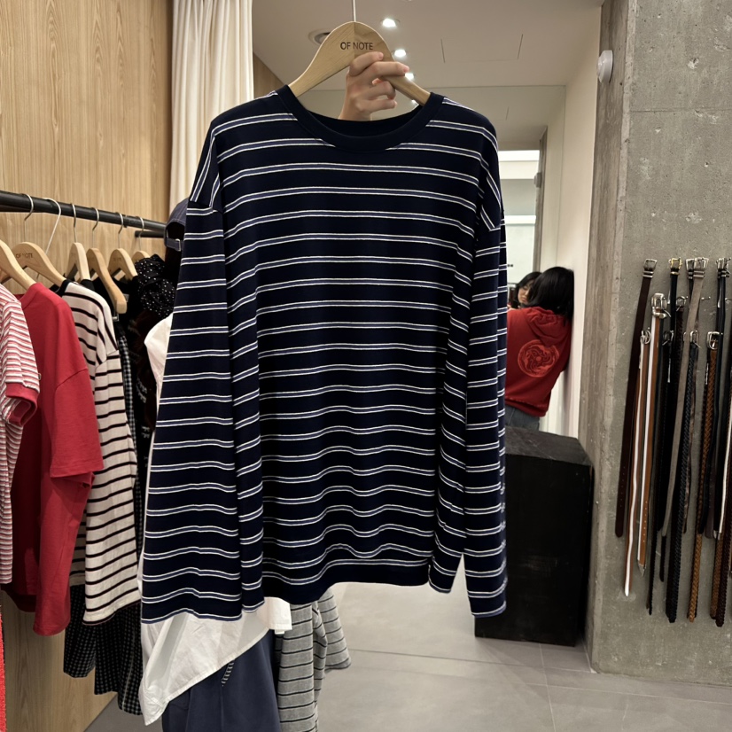 STAYFELT/OF NOTE東大門實拍女士新品人氣時尚真品長袖T恤OF NOTE/STAYFELT長袖T恤圖色3