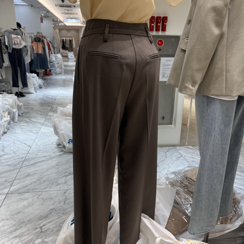 BRONZE東大門代購女裝新款休閑真品時尚職業推薦休閑褲含腰帶BRONZE休閑褲