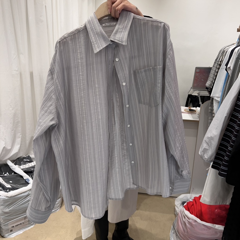 MUNSELL韓國直郵女裝新品真品職業時尚熱賣人氣休閑襯衫蕾絲衫MUNSELL襯衫/蕾絲衫圖色2