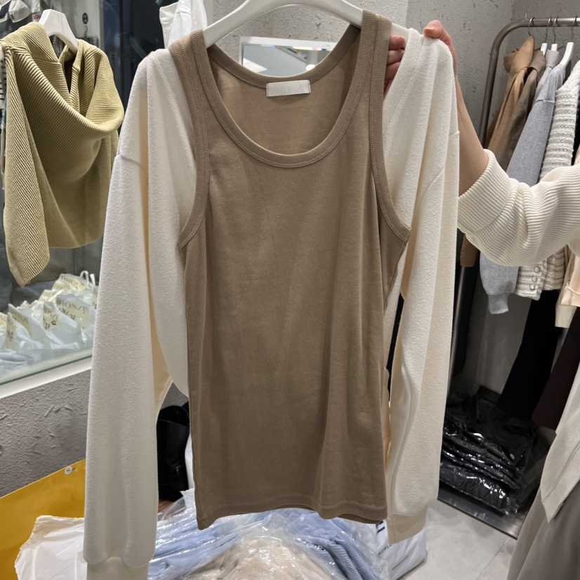 BRONZE東大門代購女士新品職業推薦時尚真品吊帶背心不含內搭BRONZE吊帶/背心圖色4