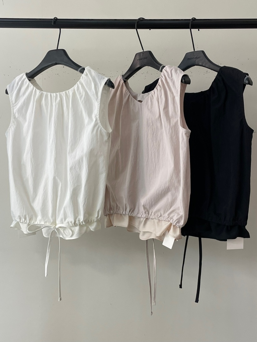 OBJET東大門代購女士新品職業休閑時尚人氣25春夏推薦吊帶背心love us u/OBJET吊帶/背心