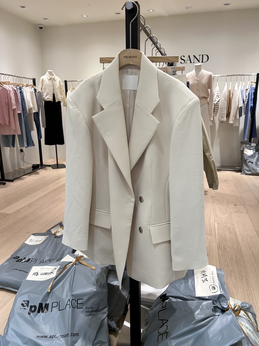 THE SAND/SAND BEIGE東大門代購女裝新品熱賣職業時尚夾克THE SAND/SAND BEIGE夾克