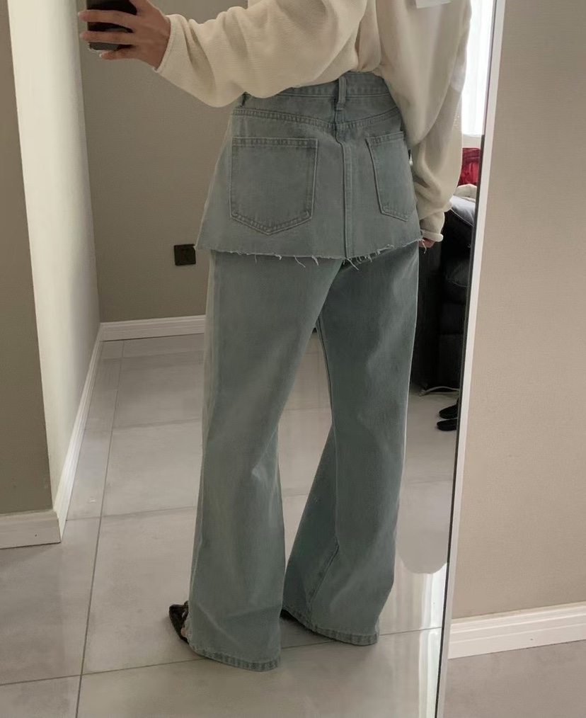 STRAWBERRY韓國直郵女士新品熱賣休閑真品25春夏裙褲可拆卸STRAWBERRY裙褲