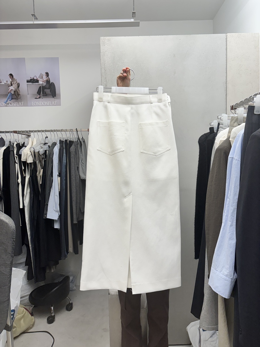 LONDON FLAT東大門實拍女裝新款熱賣25春夏真品人氣休閑長裙LONDON FLAT長裙