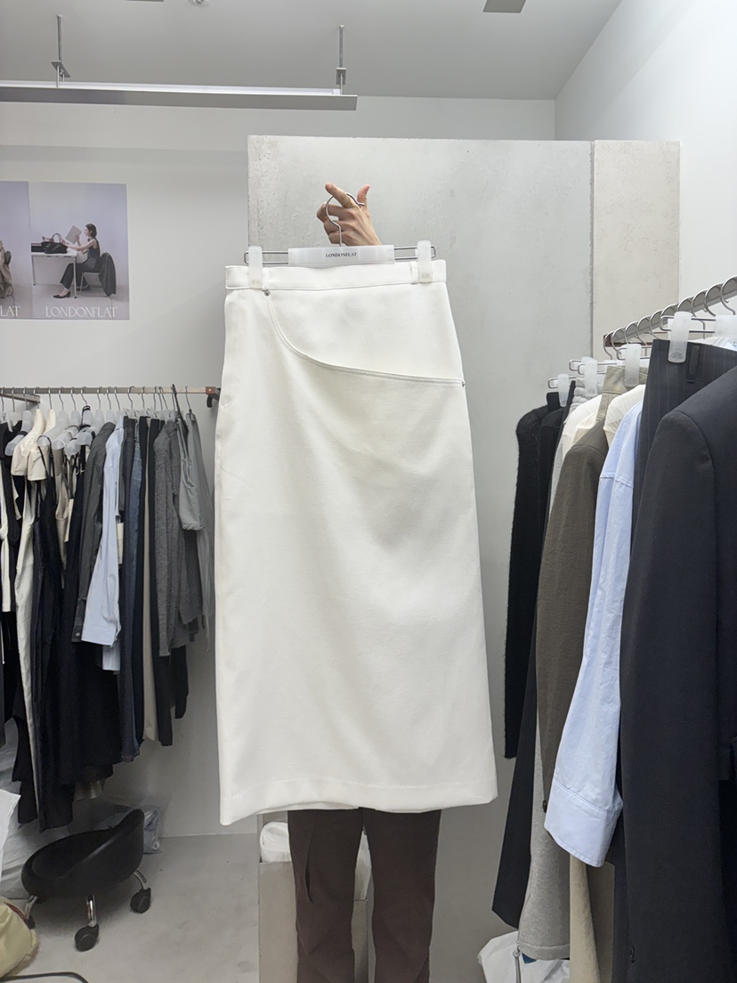 LONDON FLAT東大門實拍女裝新款熱賣25春夏真品人氣休閑長裙LONDON FLAT長裙圖色2