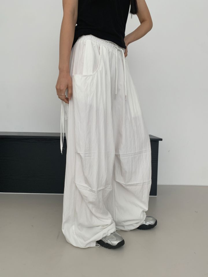 空東大門實拍女裝新款人氣時尚推薦25春夏休閑真品休閑褲拉鏈4LEAF休閑褲