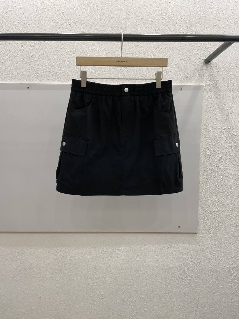 EGGPLANT東大門代購女裝新款職業真品推薦25春夏時尚短裙綁帶EGGPLANT短裙圖色3