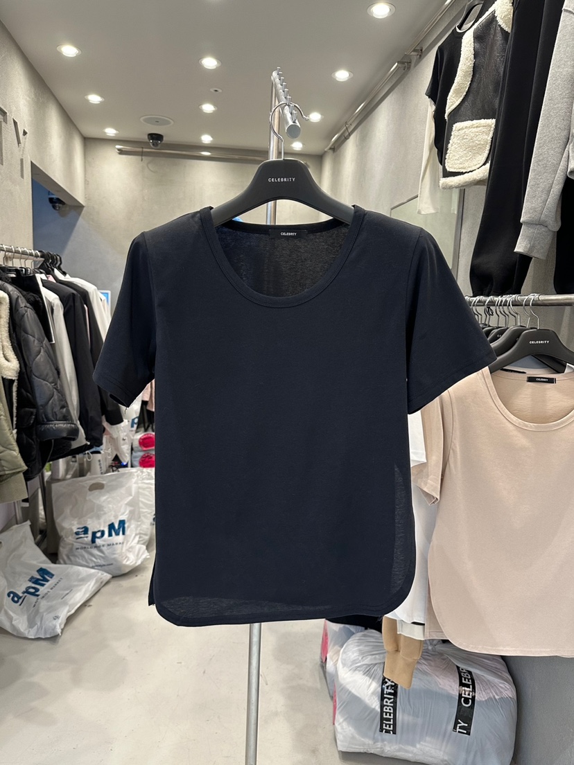 CELEBRITY-A東大門實拍女裝新款真品推薦職業休閑25春夏T恤CELEBRITY-AT恤圖色3