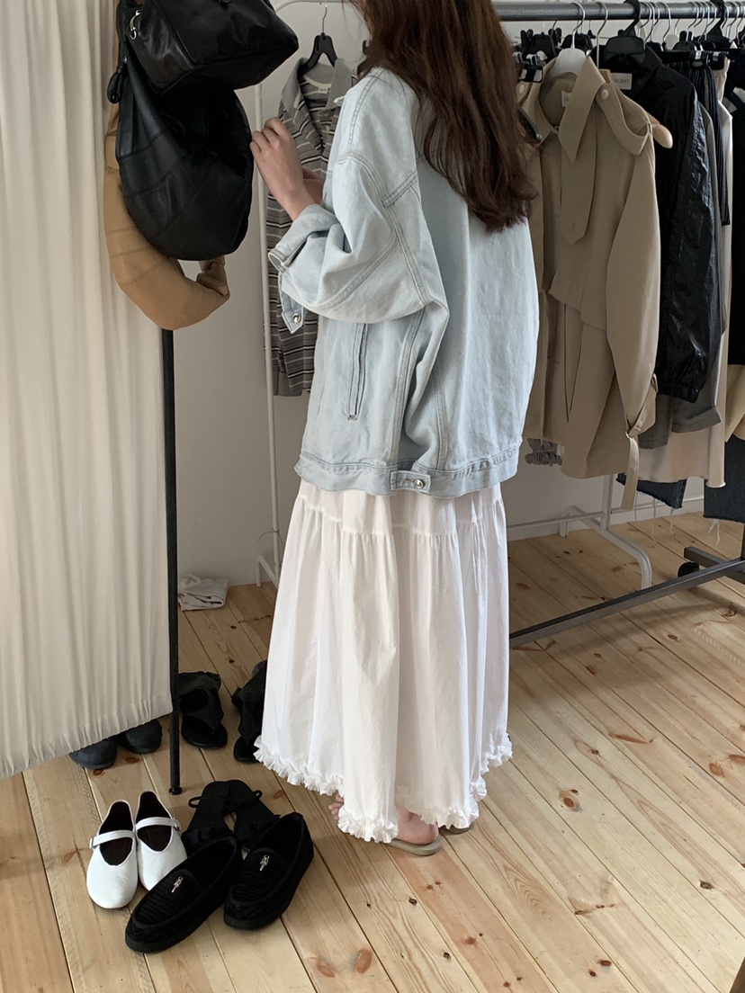 LOGARDEN韓國直郵女士新品時尚25春夏真品熱賣休閑夾克紐扣LO GARDEN夾克