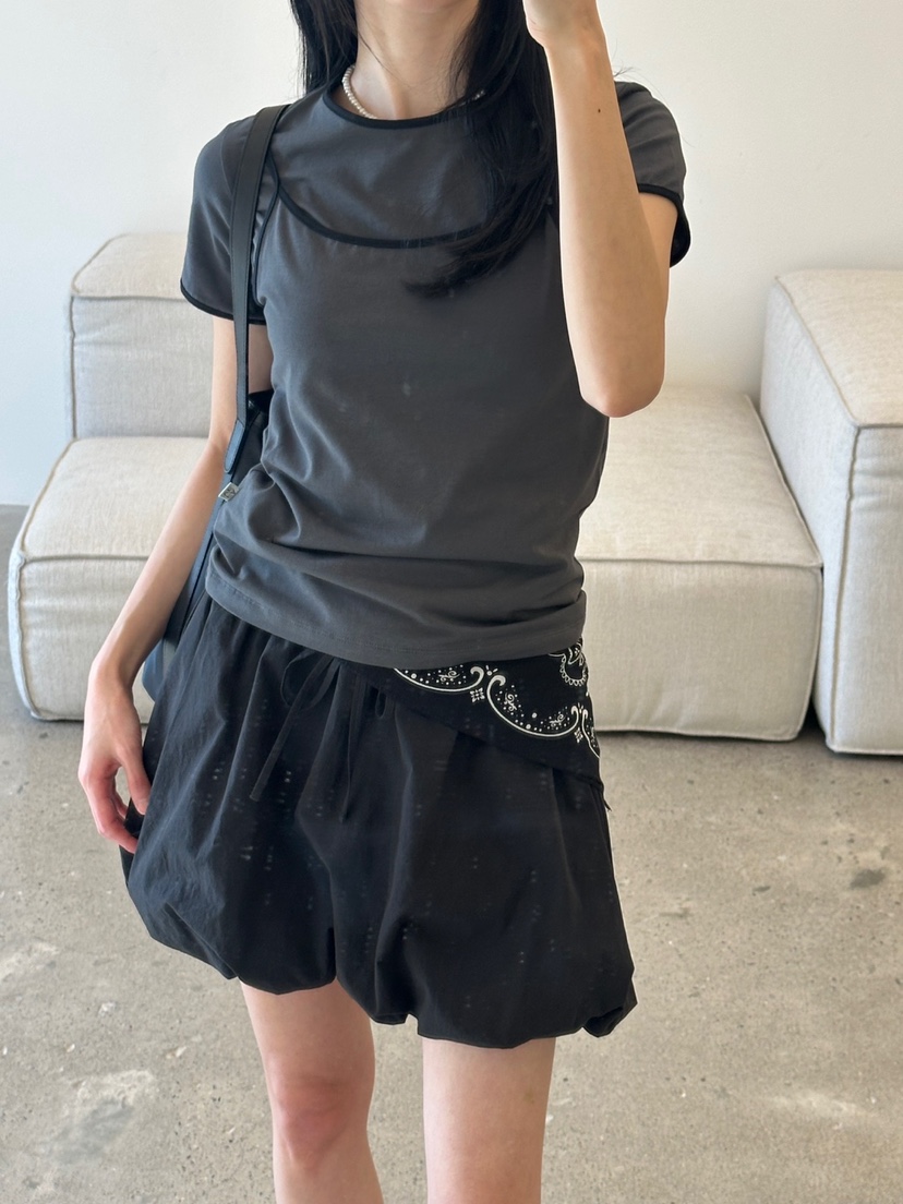 FAVE韓國直郵女士新品25春夏職業人氣推薦休閑真品時尚熱賣T恤FAVOURITET恤