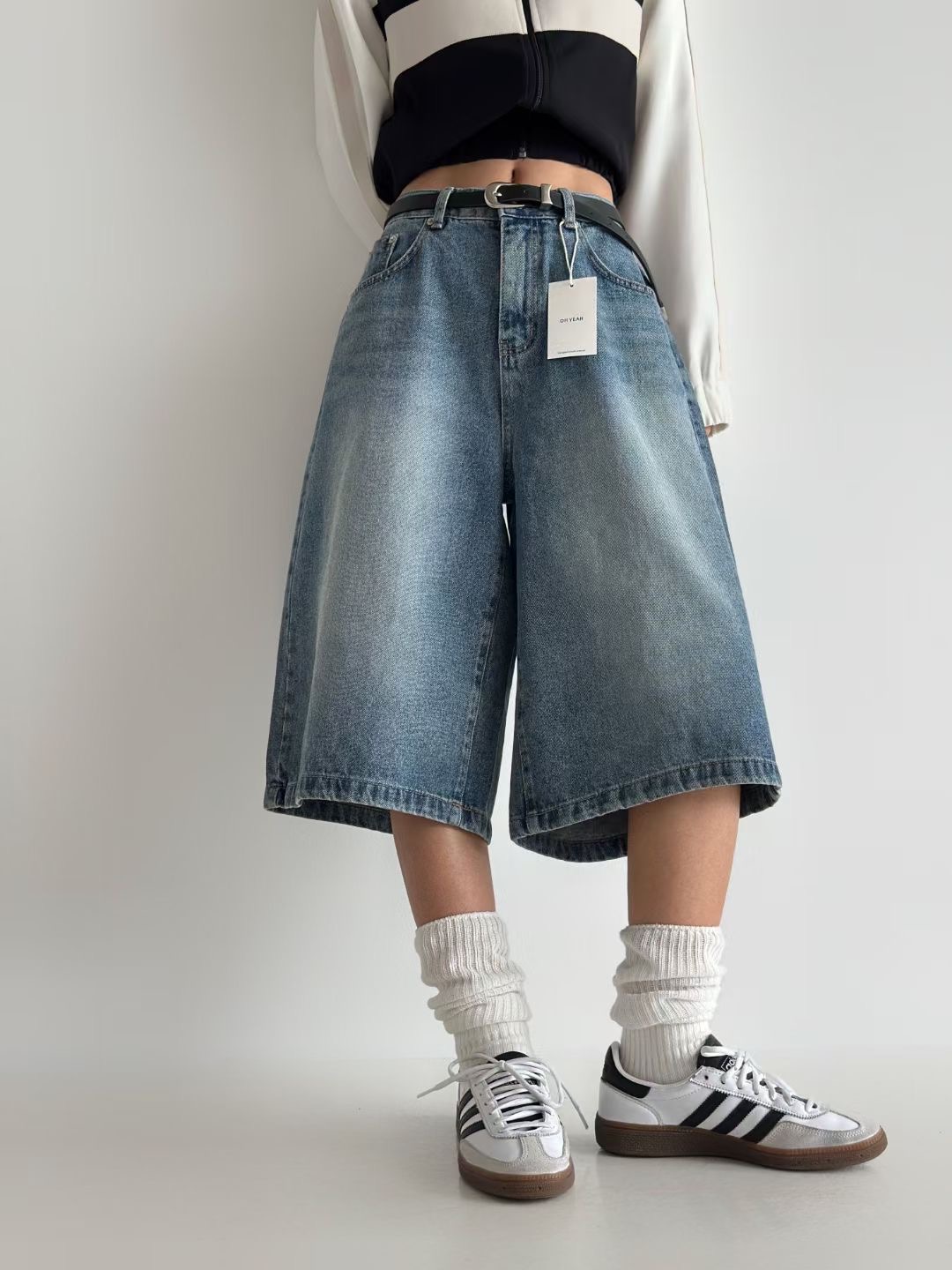 OH YEAH東大門實拍女士新款真品職業25春夏人氣推薦時尚短褲OH YEAH短褲