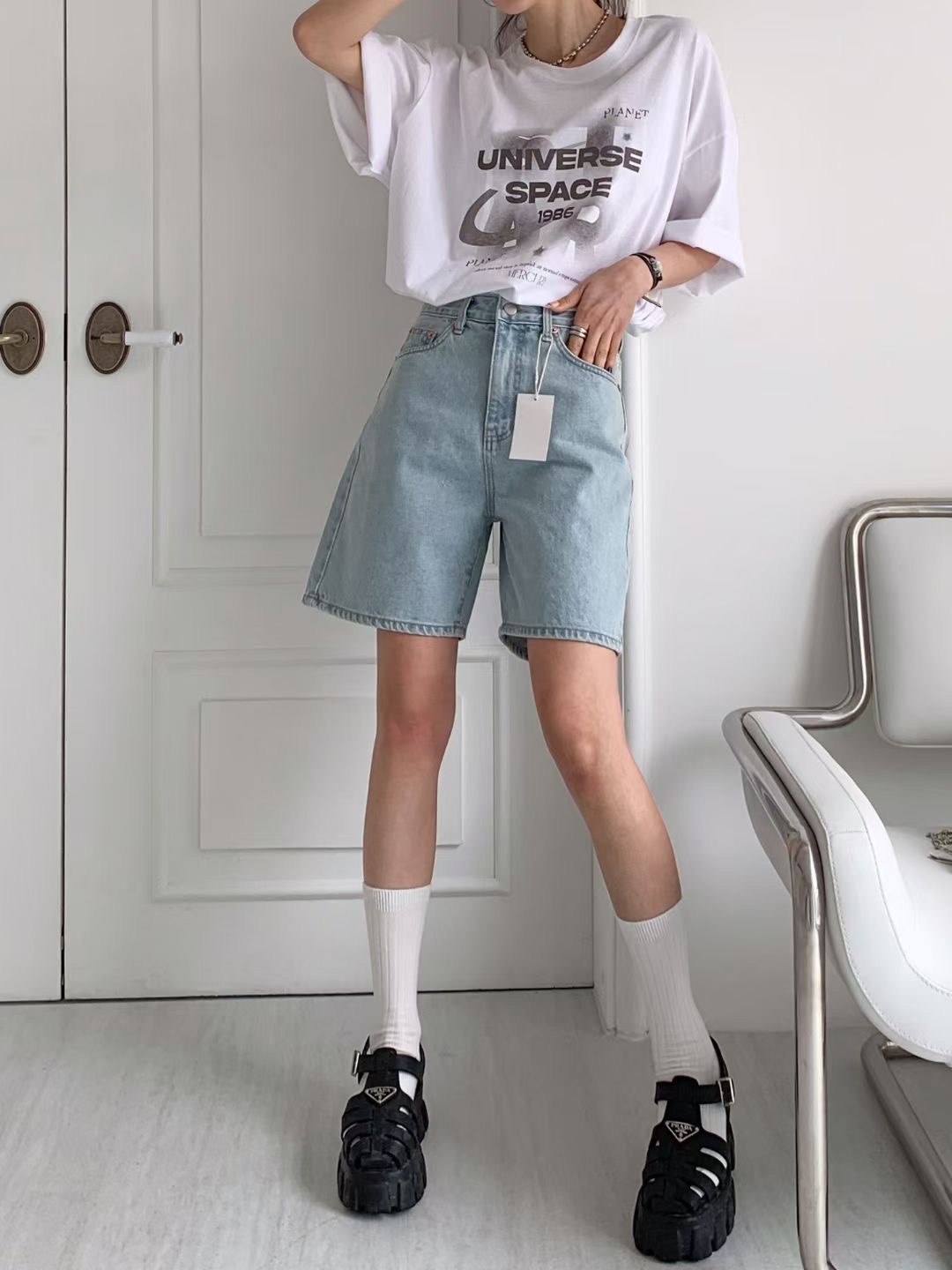 OH YEAH東大門實拍女士新品人氣推薦25春夏真品熱賣休閑短褲OH YEAH短褲