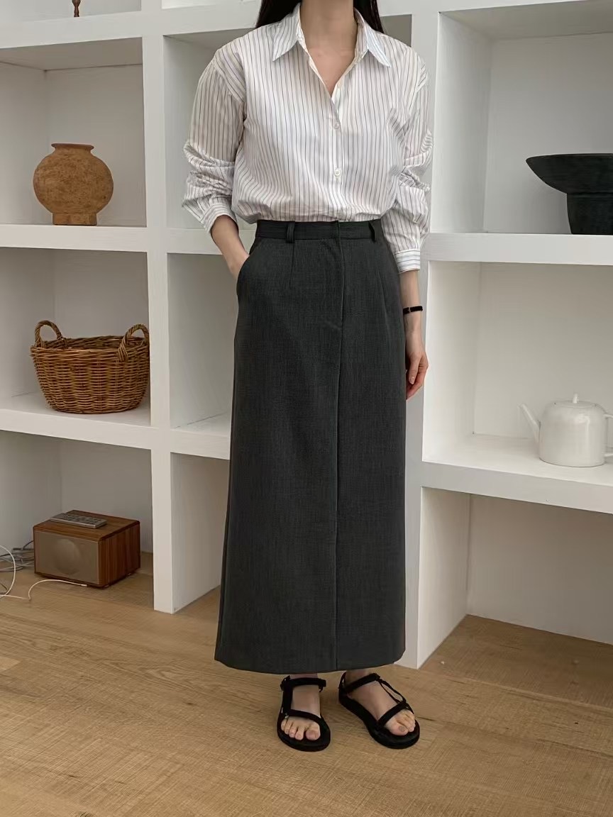 MOOD BEIGE東大門直郵女裝新款推薦熱賣休閑人氣時尚真品長裙MOOD BEIGE長裙