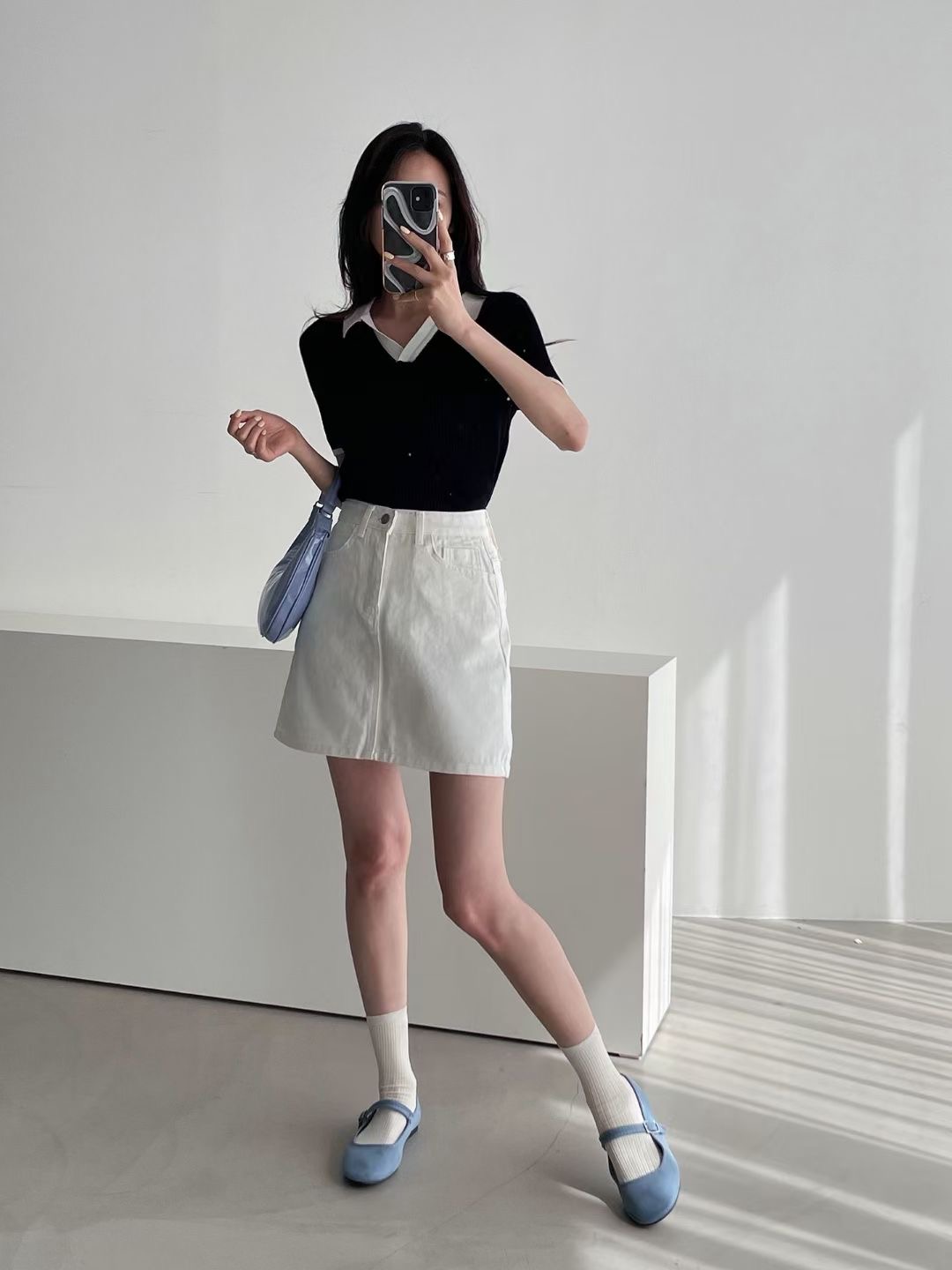 OH YEAH韓國直郵女士新品推薦真品職業休閑熱賣25春夏短裙OH YEAH短裙