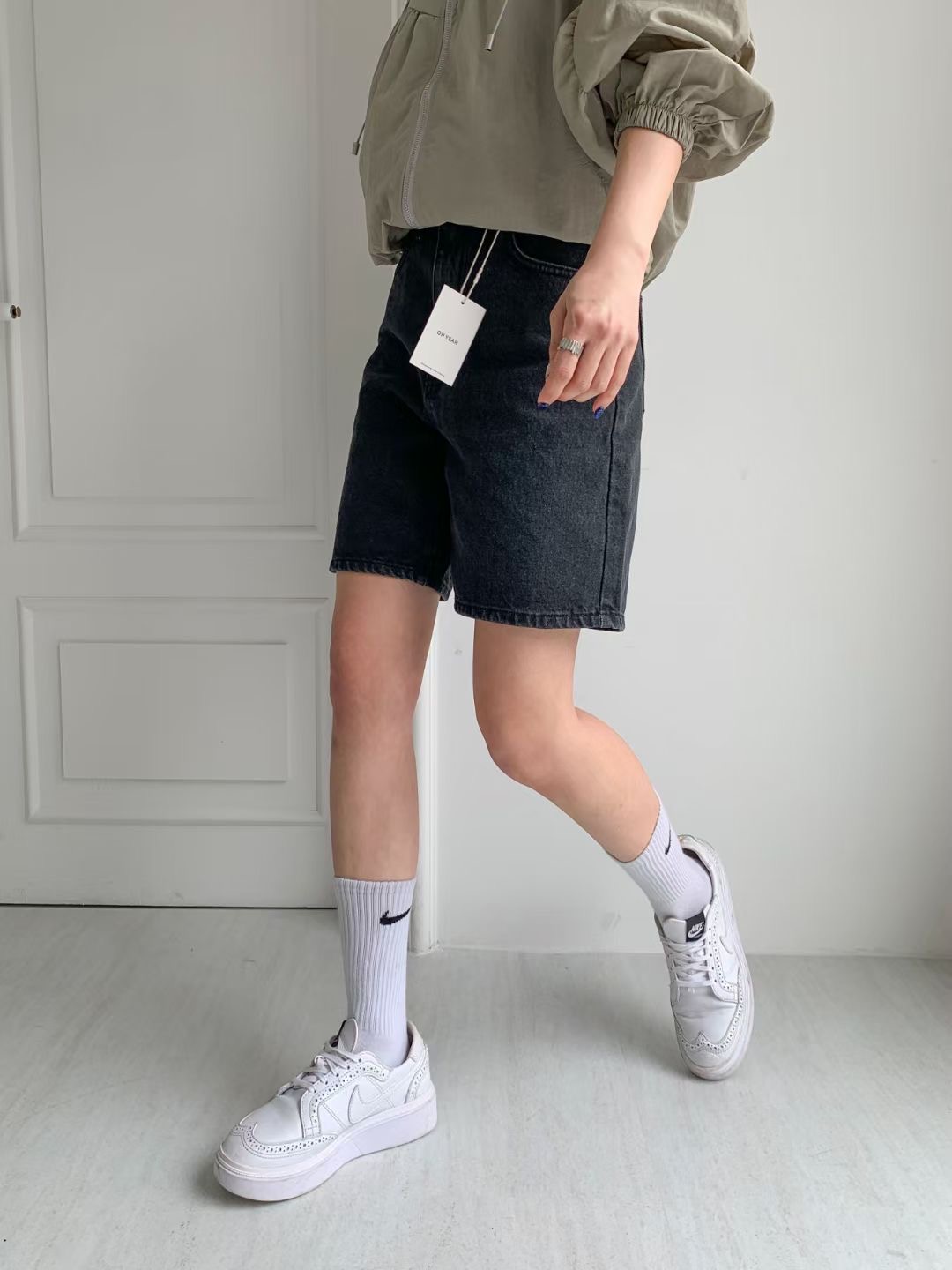 OH YEAH韓國直郵女士新款真品熱賣時尚人氣休閑25春夏短褲OH YEAH短褲