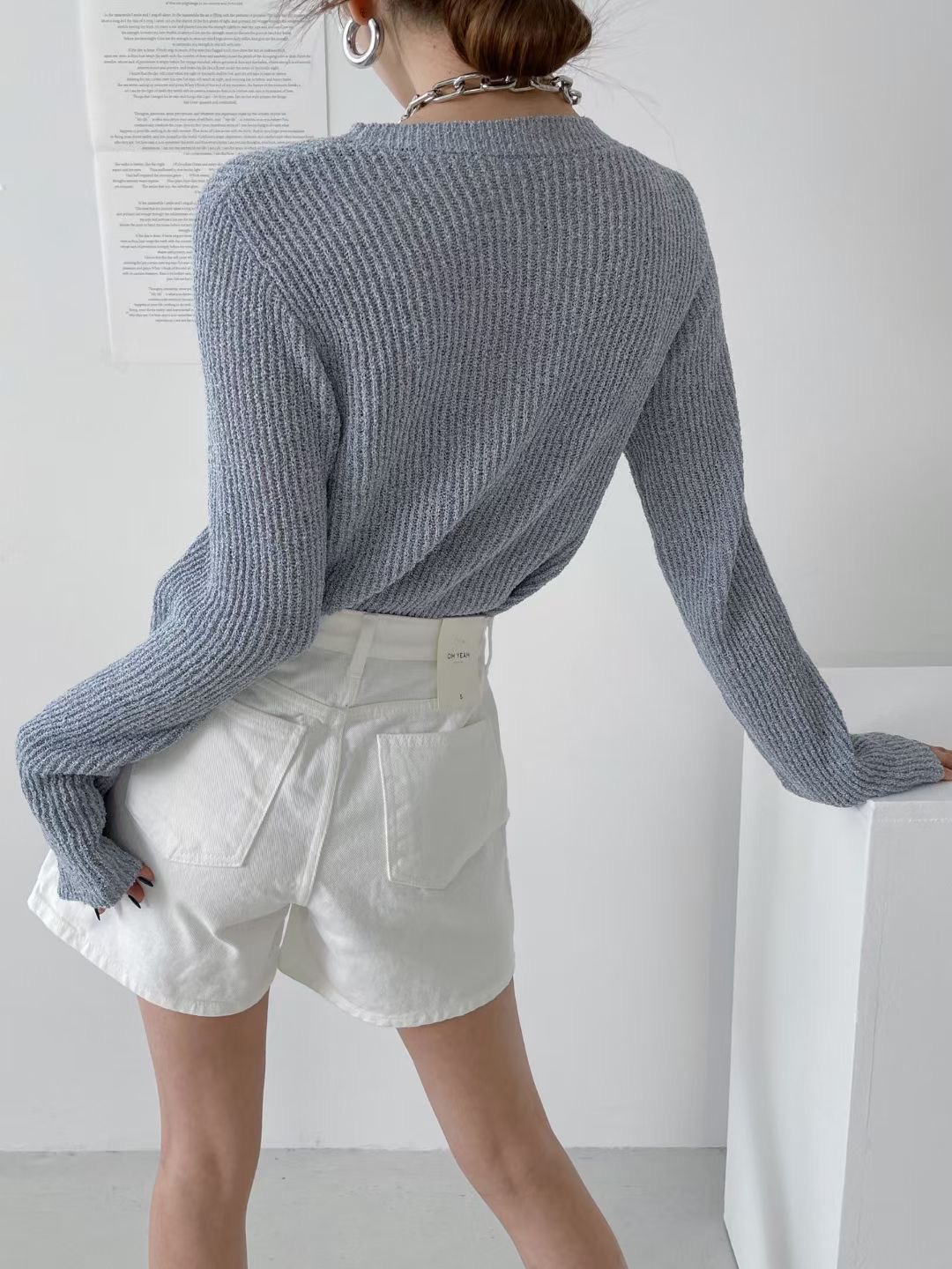 OH YEAH韓國代購女裝新品25春夏真品熱賣時尚人氣推薦短褲OH YEAH短褲