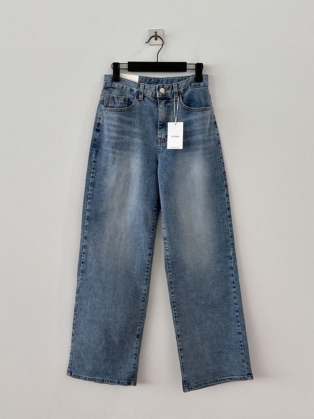 OH YEAH東大門代購女士新品人氣職業25春夏休閑真品牛仔褲OH YEAH牛仔褲