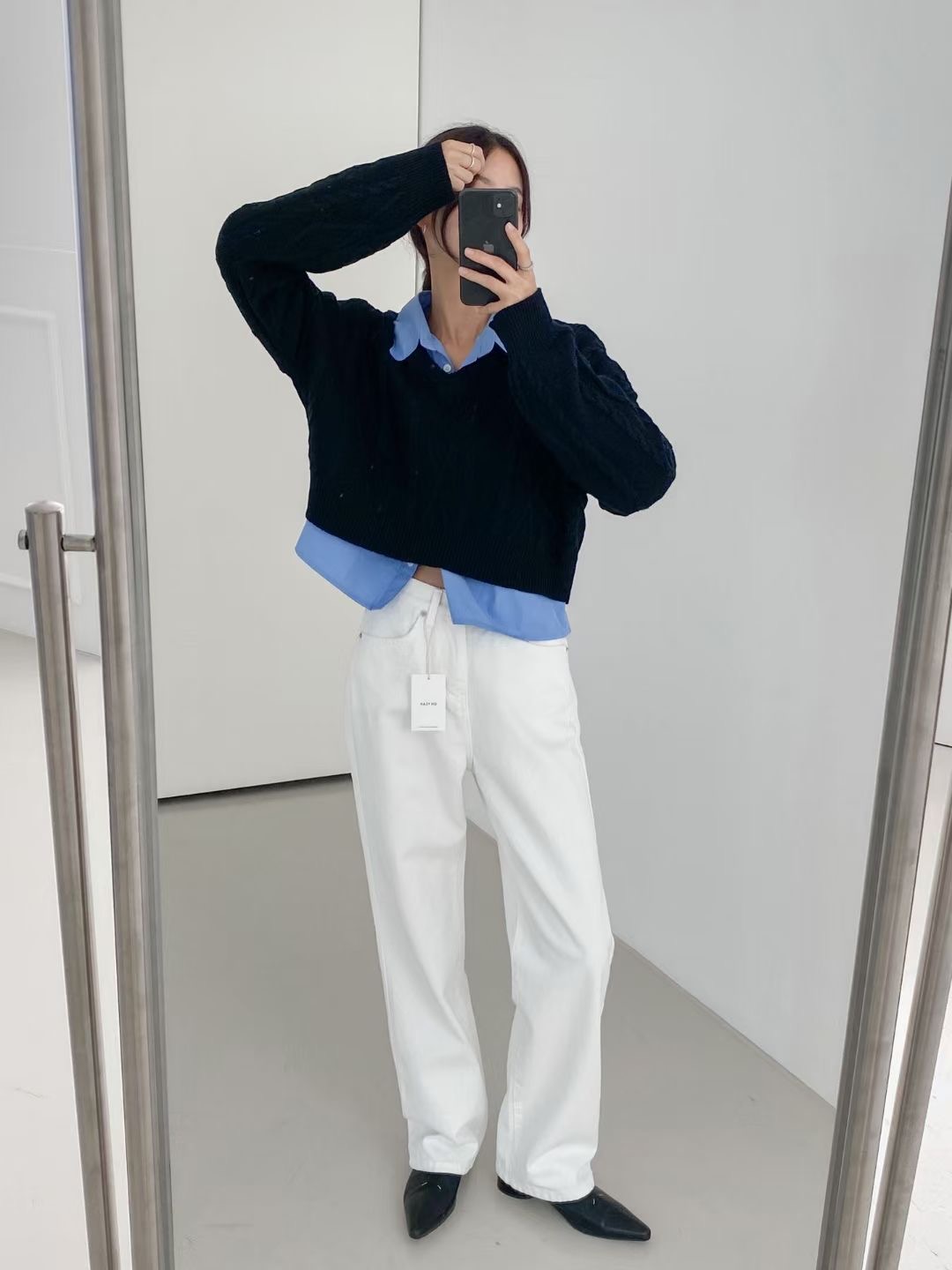 OH YEAH東大門代購女士新品人氣25春夏時尚熱賣休閑牛仔褲OH YEAH牛仔褲