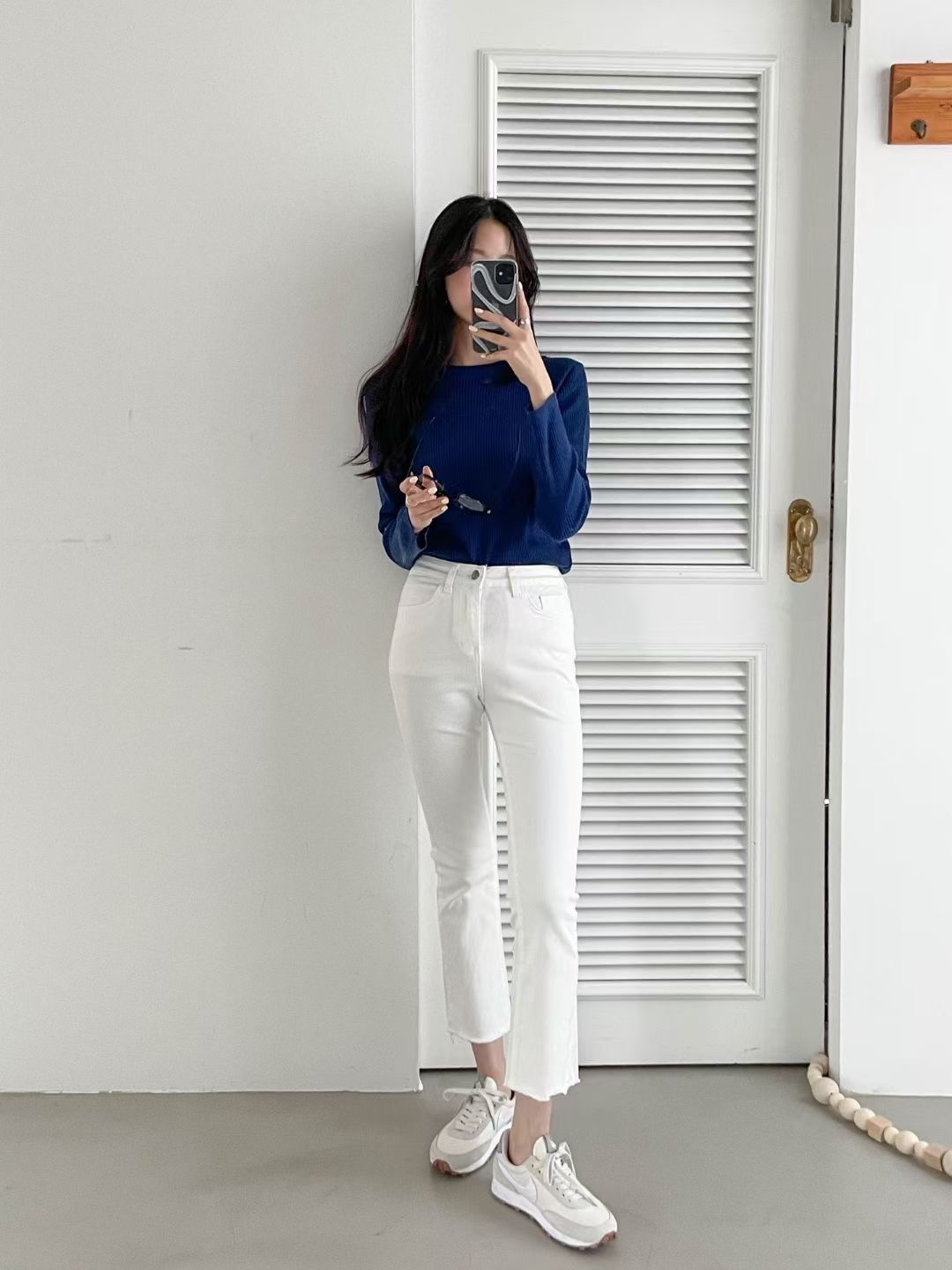OH YEAH韓國直郵女裝新品真品休閑職業熱賣25春夏時尚牛仔褲OH YEAH牛仔褲
