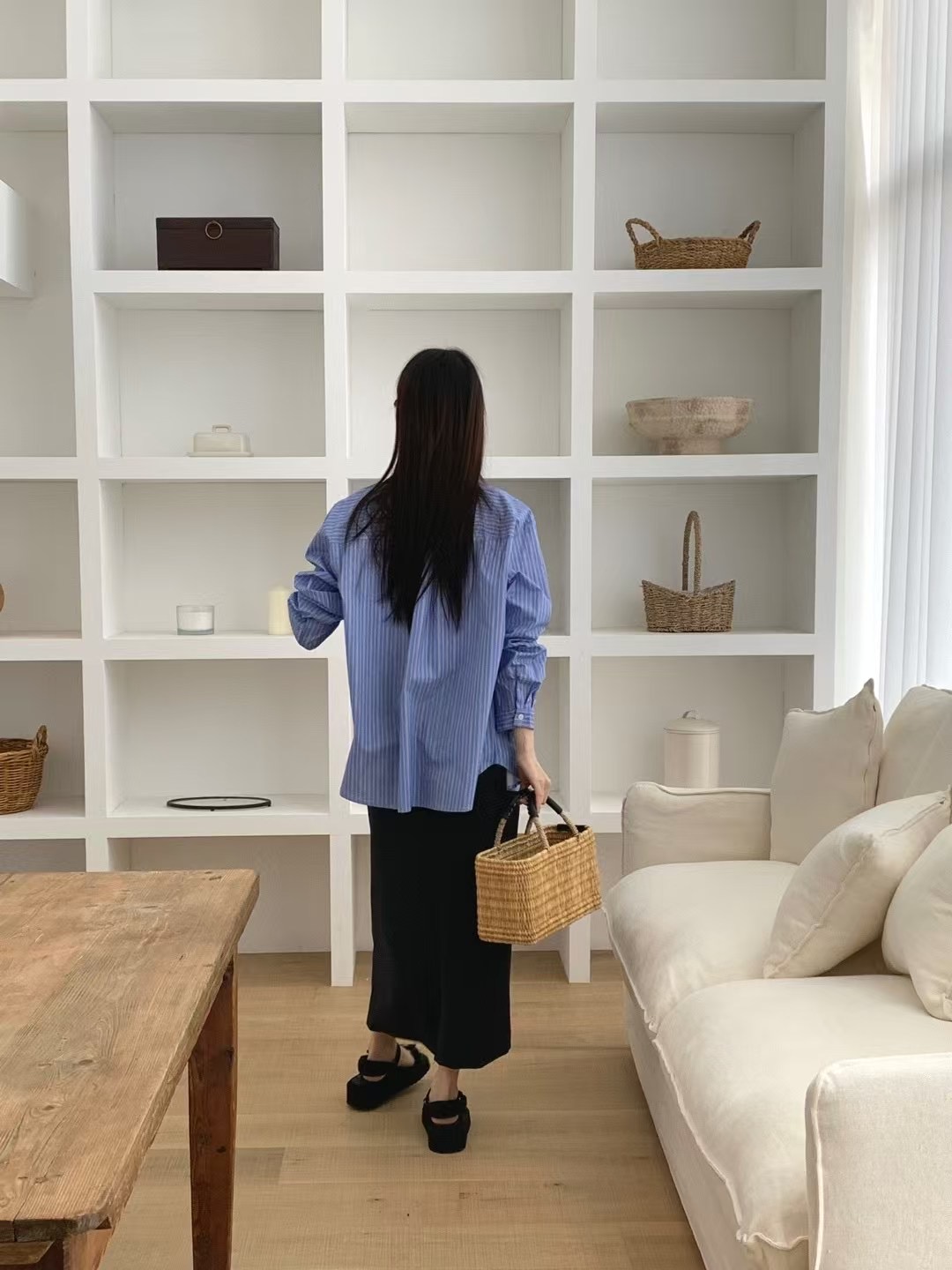 MOOD BEIGE東大門代購女裝新款職業25春夏休閑推薦襯衫蕾絲衫MOOD BEIGE襯衫/蕾絲衫