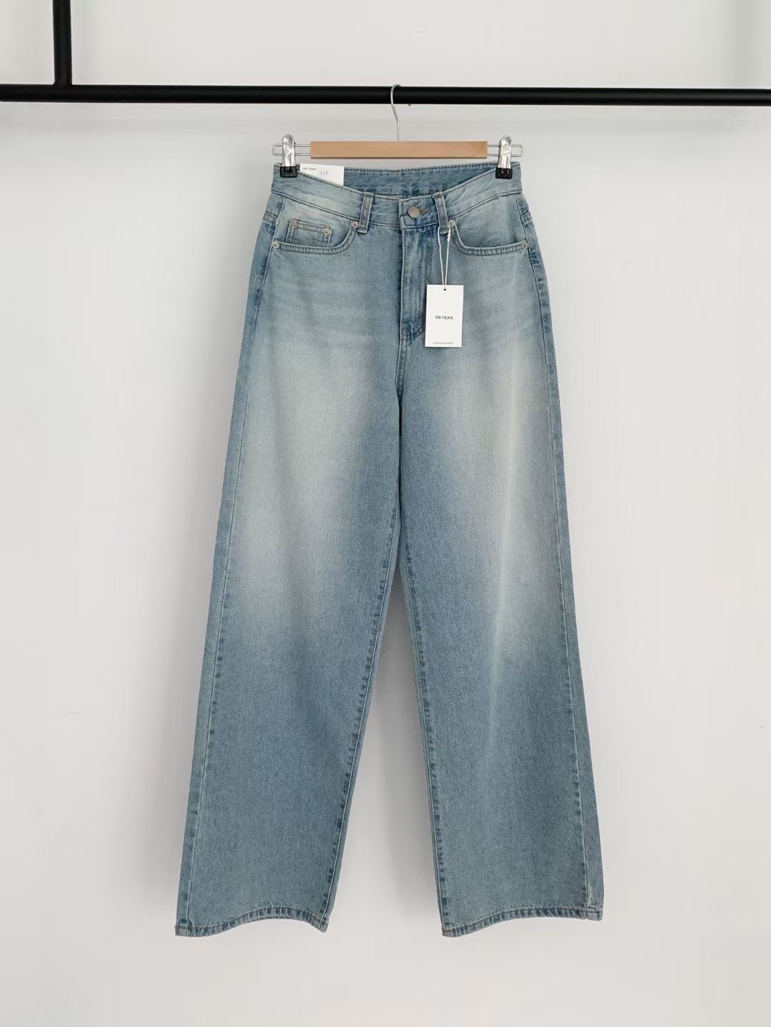 OH YEAH韓國直郵女士新品時尚真品人氣推薦熱賣25春夏牛仔褲OH YEAH牛仔褲